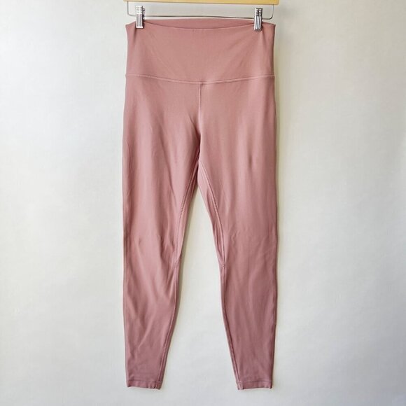 Lululemon Double layers Align leggings 29", Beige, Size 10 A112 - Picture 3 of 10